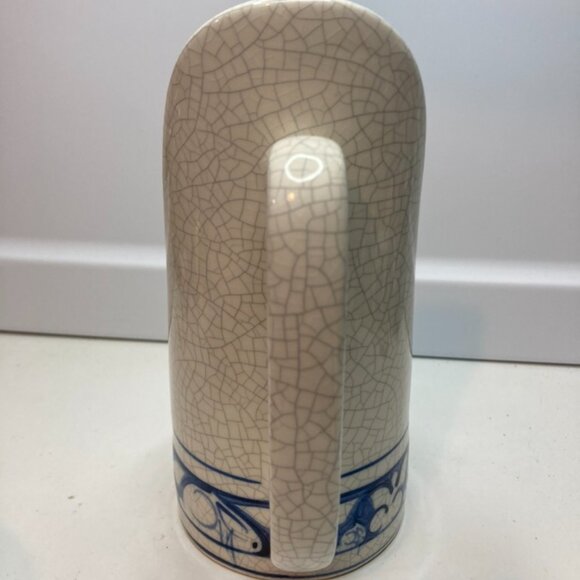 Vintage Dedham Pottery Potting Shed Rabbit Chamberstick Style Candle Holder - Picture 4 of 8